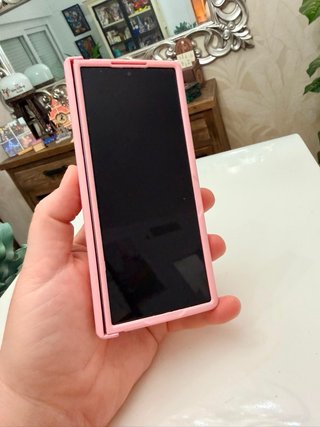 Samsung Z Fold 6 256GB Cinza- case Rosa