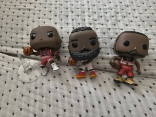 Lote Funko Pop NBA - Michael Jordan, Harden, Wall