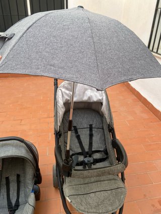 Silla de coche bebé gris