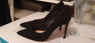 Zapatos de tacón negros Zara