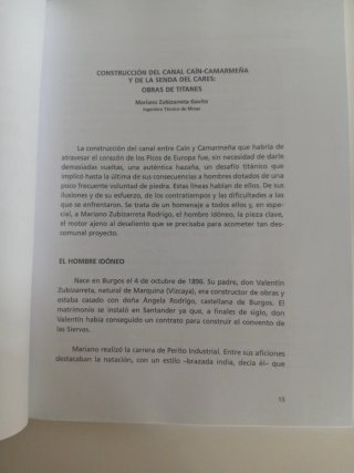 OBRAS DE TITANES.CANAL CAÍN-CAMARMEÑA SENDA CARES
