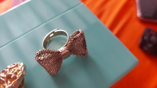 Conjunto Pendientes y Anillo Corazón Vintage Dorad