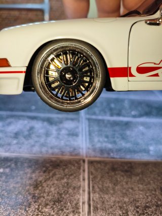 Maqueta Coche Porsche Carrera Blanco