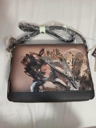 Bolso Anekke multicolor y marrón