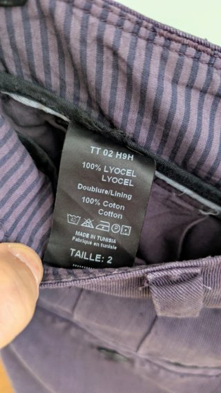 Pantalones Leon & Harper Talla 38 Morado