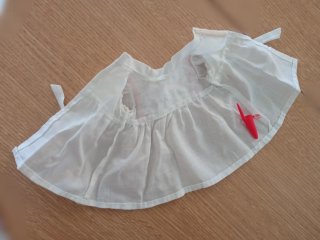 Vestido original de muñeca antigua marca BéBé
