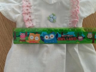 Vestido original de muñeca antigua marca BéBé