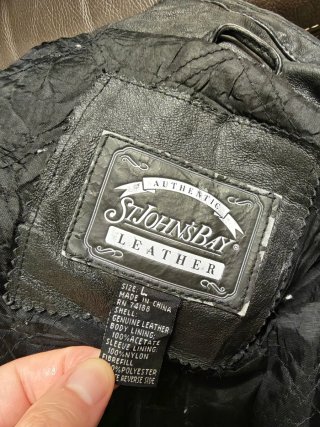 Giubbotto Vera Pelle Uomo Vintage L