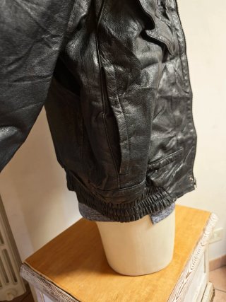 Giubbotto Vera Pelle Uomo Vintage L