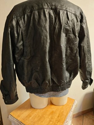 Giubbotto Vera Pelle Uomo Vintage L