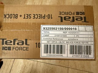 Tefal Ice Force  Bloque de 10 cuchillos A ESTRENAR
