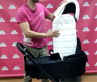 Capazo Cybex Priam Negro + Adaptadores