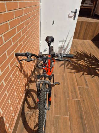 Bicicleta Montaña Niño Roja B'TWIN