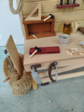 Miniatura Taller Carpintero Belén