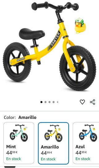Bici de equilibrio Sawyer para niñ@s