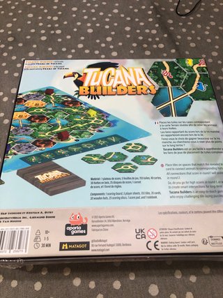 Tucana Builders Juego de Mesa multilingüe.