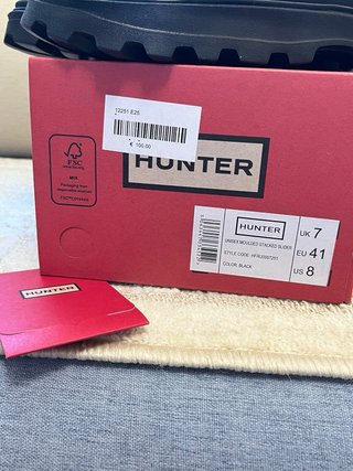 Ciabatte Hunter nere Tg 41