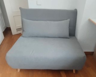 Sofá cama NIO gris claro Maisons du Monde