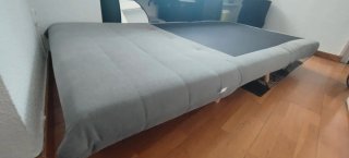 Sofá cama NIO gris claro Maisons du Monde