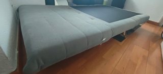 Sofá cama NIO gris claro Maisons du Monde