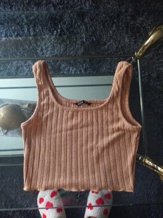 Top SHEIN rosa talla XS