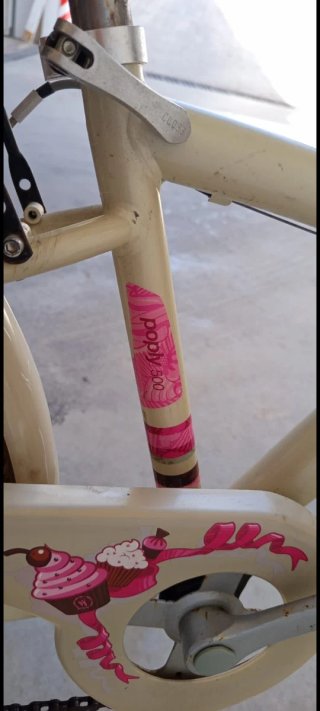 Bicicleta B'TWIN niña con cesta y portabultos