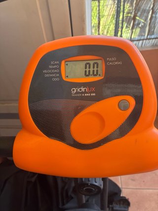 Bicicleta Estática Plegable Naranja