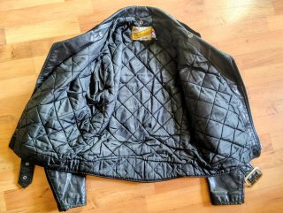 Cazadora Cuero Perfecto Schott Negra Talla M, 38