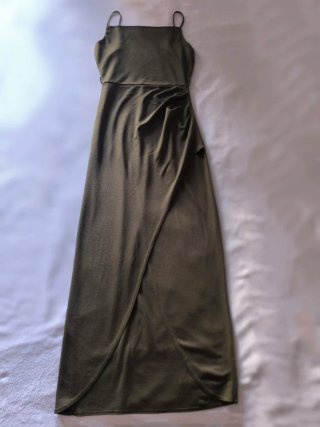Vestido largo verde
