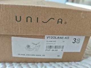 Sandalias Unisa mujer tacón plataforma