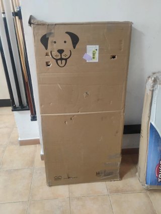 Parque para perros metálico plegable 122cm