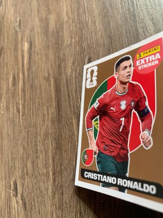 Cromo 2026 Cristiano Ronaldo Extra Sticker Bronce