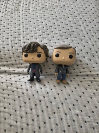 Lote 2 Funkos Sherlock