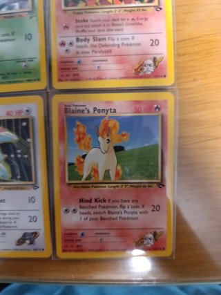 Cartas Pokémon antiguas