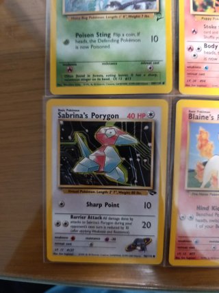 Cartas Pokémon antiguas