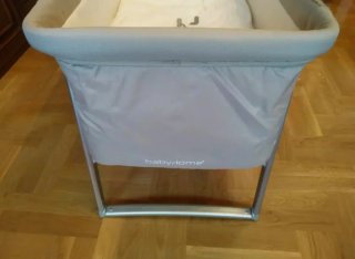 Minicuna Babyhome marrón claro
