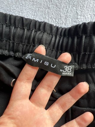 Pantalones de chándal negros talla M