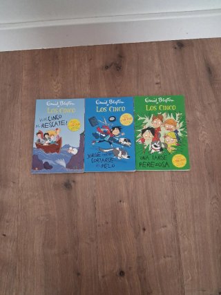 Colección de 9 libros de los cinco