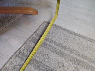 Alfombra Leroy Merlin gris y blanca