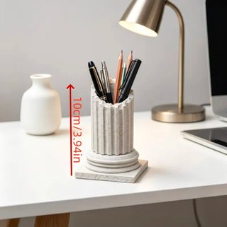 Organizador Escritorio Columna Romana Piedra
