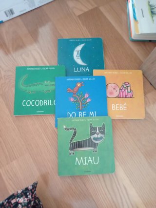 Libros infantiles Antonio Rubio y Óscar Villán.