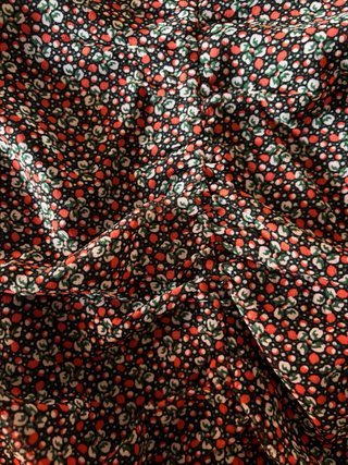 Vestito chiffon fantasia floreale Mango