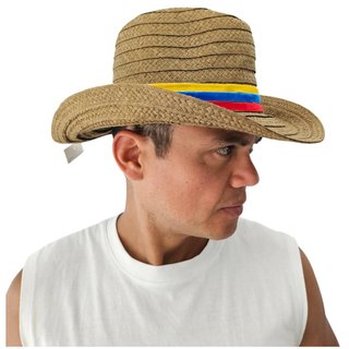 Sombrero Paja Playa Marrón S-M | Gorro Vaquero Sol