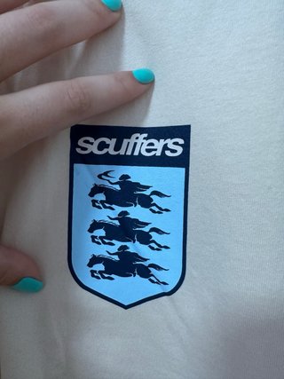 Camiseta Scuffers Beige y Azul