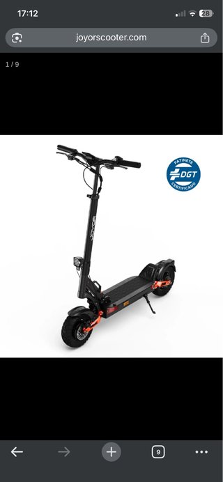 Patinete Eléctrico Joyor T10 Pro acsepto cambio