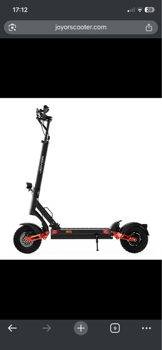 Patinete Eléctrico Joyor T10 Pro acsepto cambio
