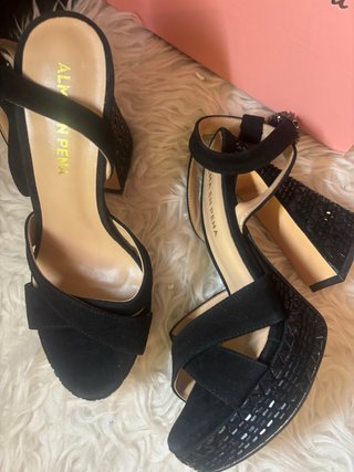 Sandalias Alma en Pena Tacón Negro