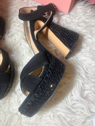 Sandalias Alma en Pena Tacón Negro