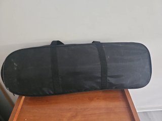 Patineta con diseño de tablero de ajedrez
