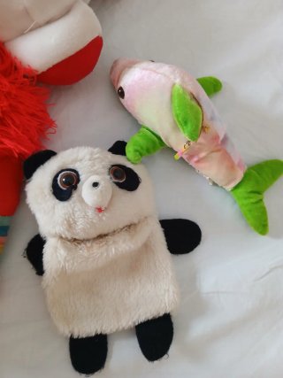 Lotto 10 peluche misti